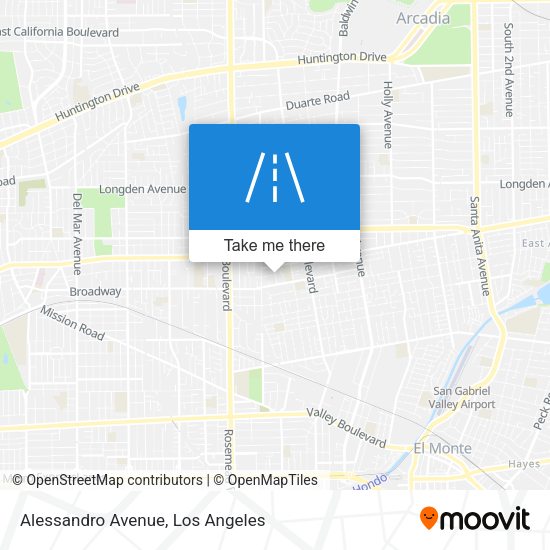 Mapa de Alessandro Avenue