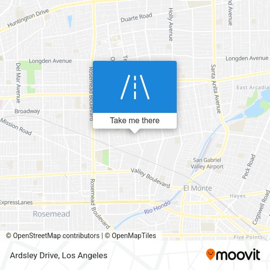 Mapa de Ardsley Drive