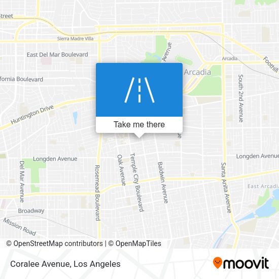 Mapa de Coralee Avenue