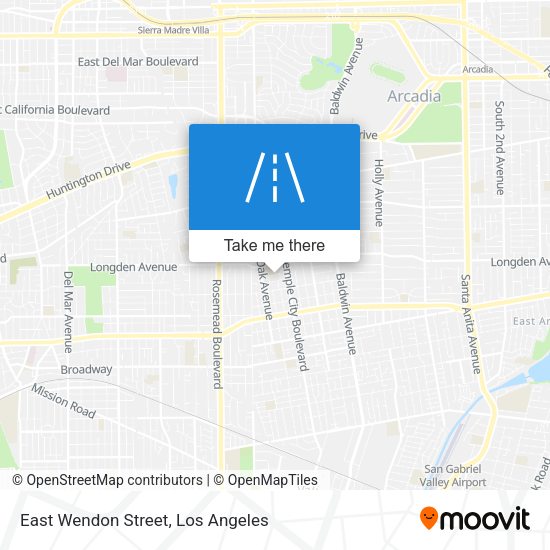 Mapa de East Wendon Street