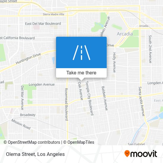 Mapa de Olema Street
