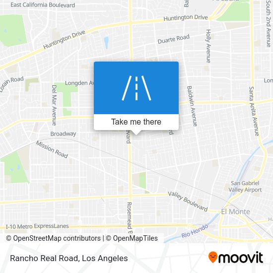 Rancho Real Road map