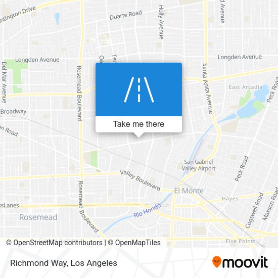 Mapa de Richmond Way
