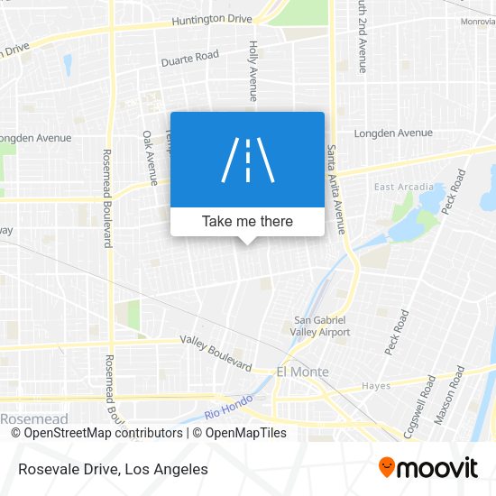 Mapa de Rosevale Drive