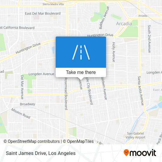 Mapa de Saint James Drive
