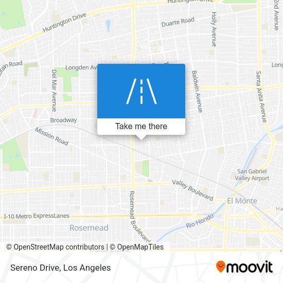 Mapa de Sereno Drive