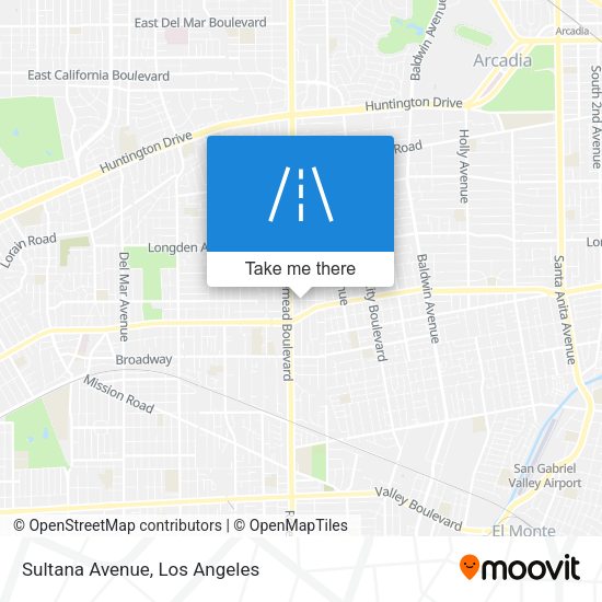 Mapa de Sultana Avenue