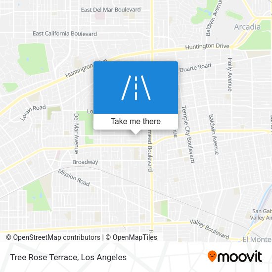 Mapa de Tree Rose Terrace