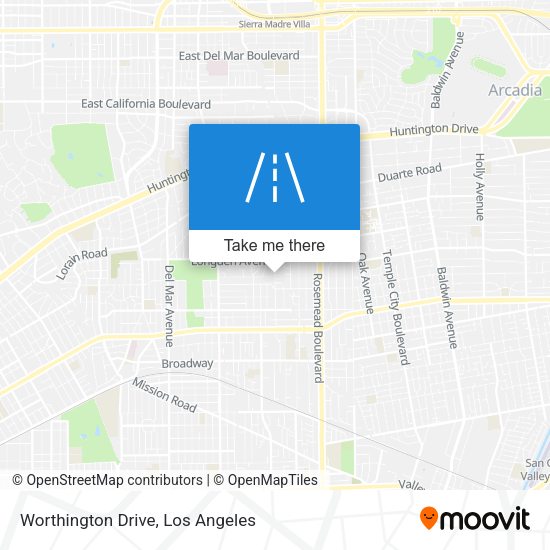 Worthington Drive map