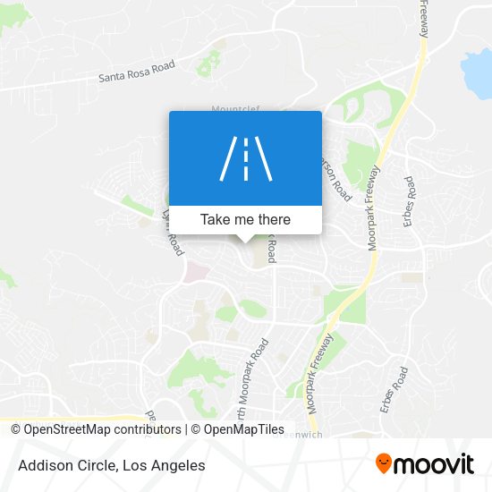 Mapa de Addison Circle