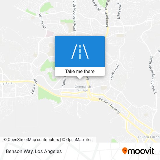 Mapa de Benson Way