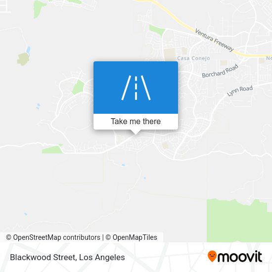Mapa de Blackwood Street