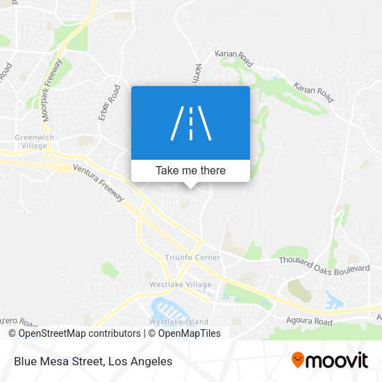 Mapa de Blue Mesa Street