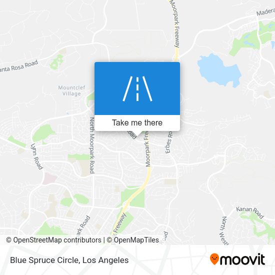 Blue Spruce Circle map