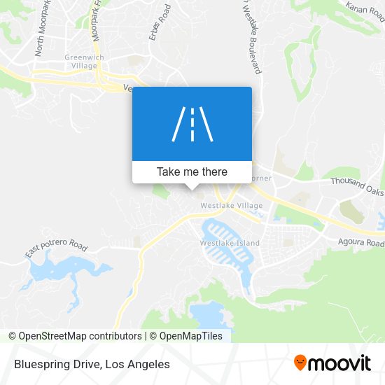 Bluespring Drive map