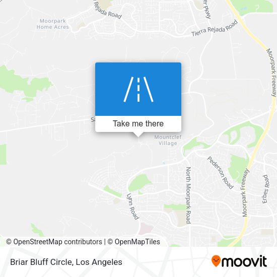 Briar Bluff Circle map