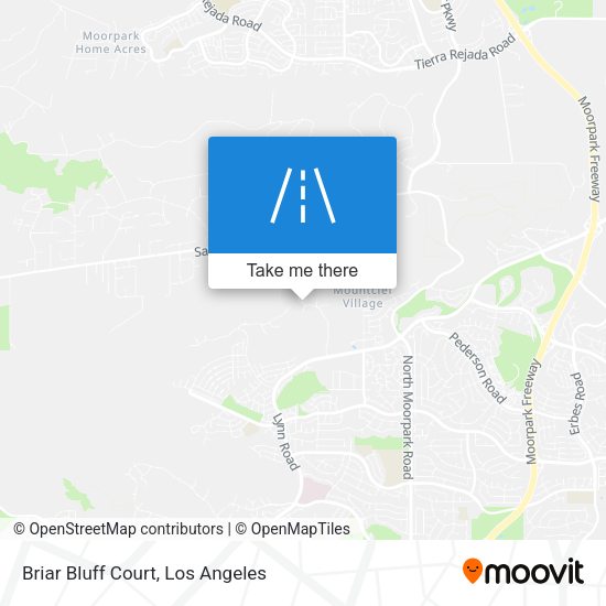 Mapa de Briar Bluff Court