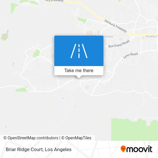 Briar Ridge Court map