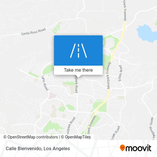 Mapa de Calle Bienvenido