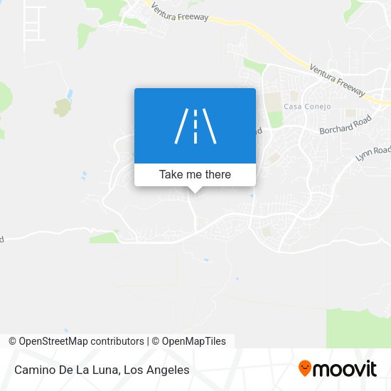 Camino De La Luna map