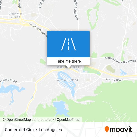 Mapa de Canterford Circle