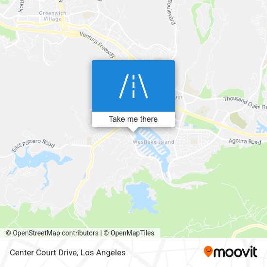 Center Court Drive map