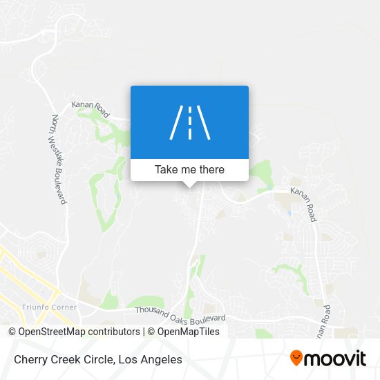 Mapa de Cherry Creek Circle