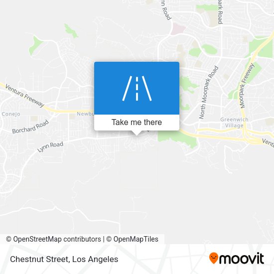 Chestnut Street map