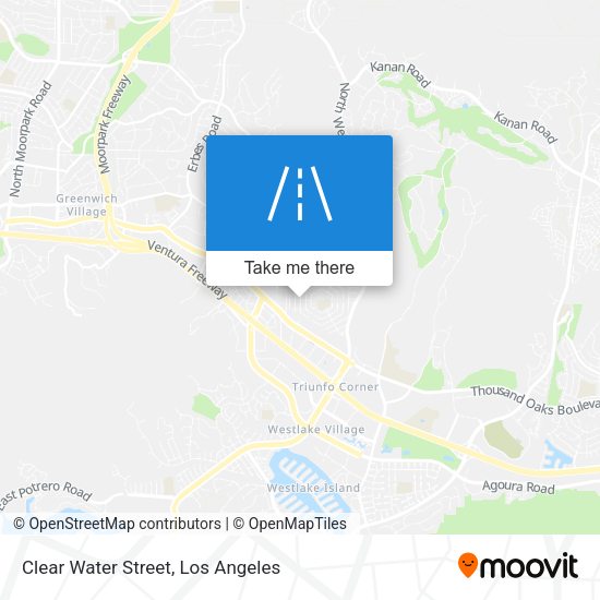 Clear Water Street map