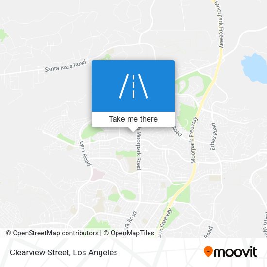 Clearview Street map