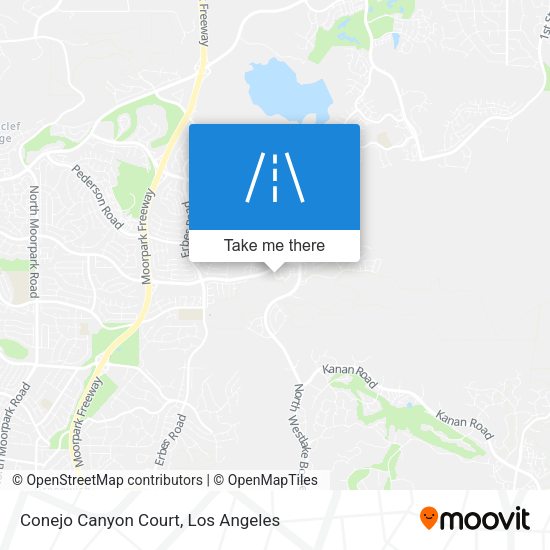 Conejo Canyon Court map