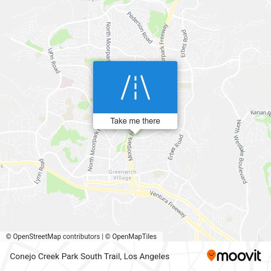 Conejo Creek Park South Trail map