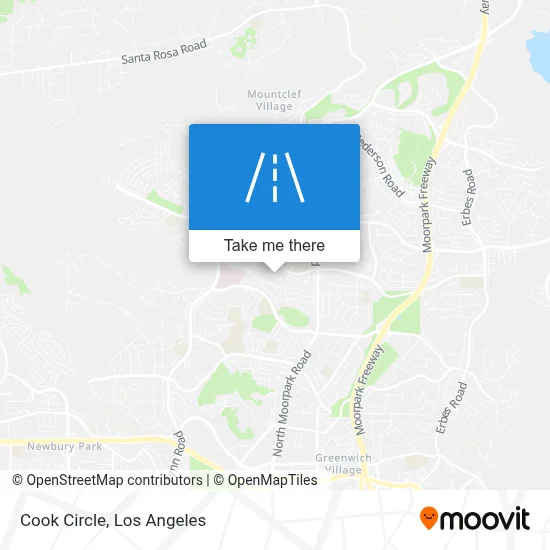 Cook Circle map