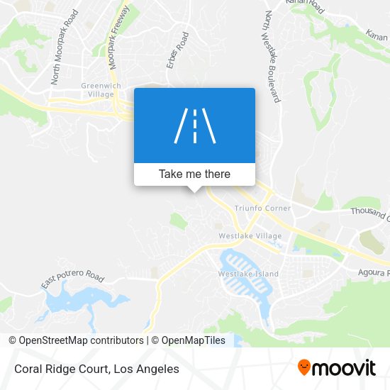 Coral Ridge Court map