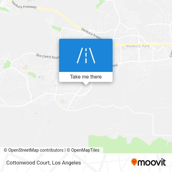 Mapa de Cottonwood Court