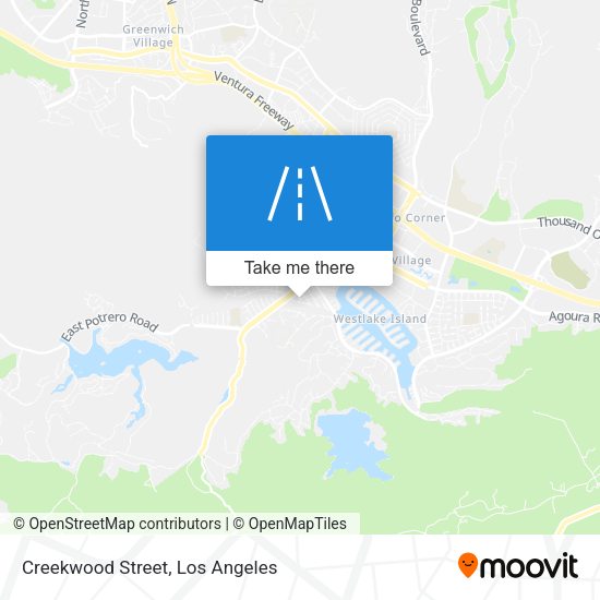 Creekwood Street map
