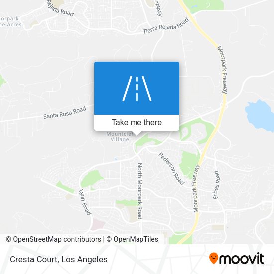 Mapa de Cresta Court
