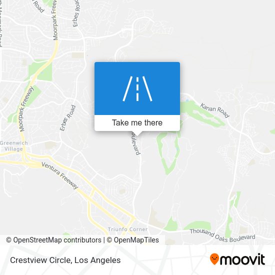 Crestview Circle map