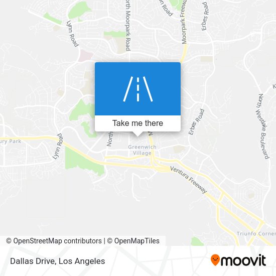 Dallas Drive map