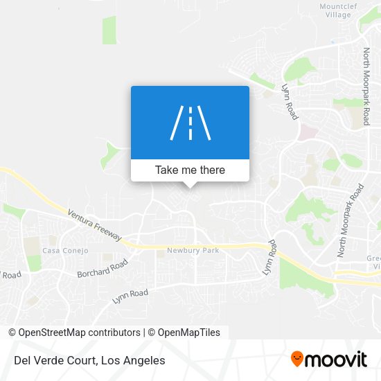 Del Verde Court map
