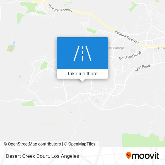 Desert Creek Court map