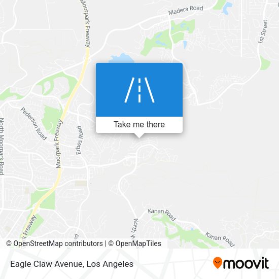 Eagle Claw Avenue map