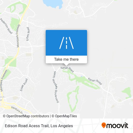 Edison Road Acess Trail map