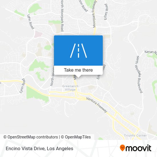 Encino Vista Drive map