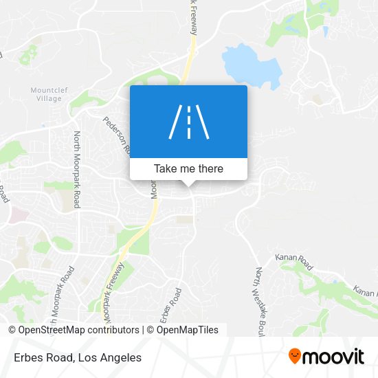 Mapa de Erbes Road