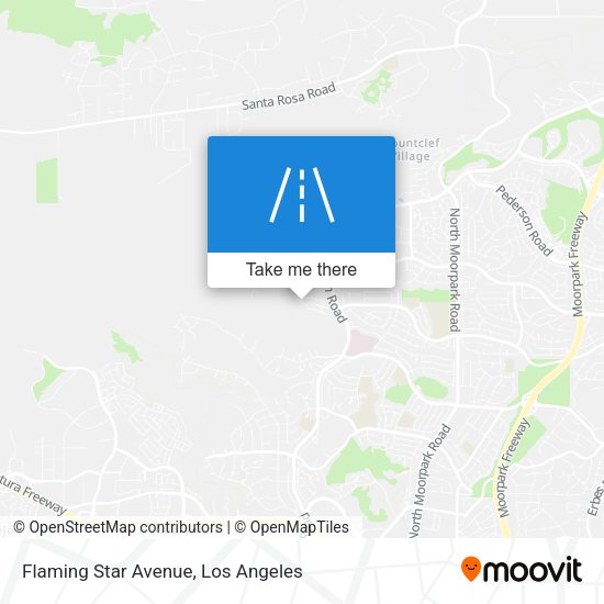 Mapa de Flaming Star Avenue