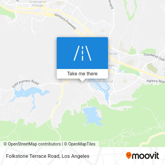 Mapa de Folkstone Terrace Road