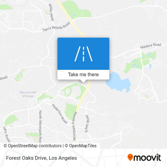 Mapa de Forest Oaks Drive