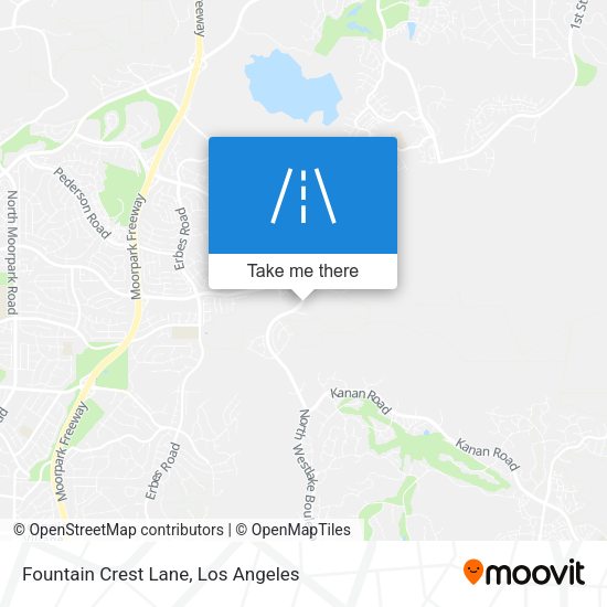 Fountain Crest Lane map