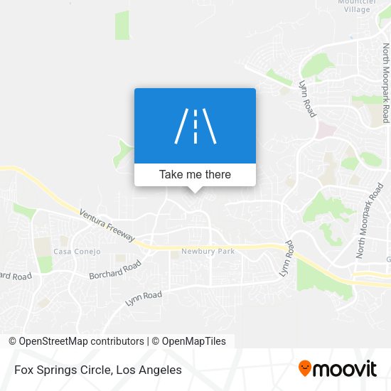 Mapa de Fox Springs Circle